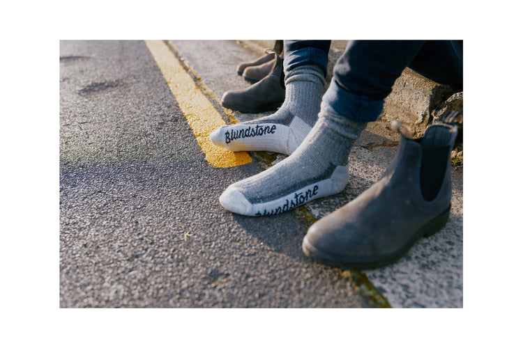 Blundstone Socken Pink and Grey