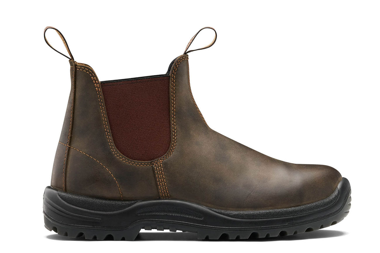 Blundstone #196 Brown Leather Safety-Boots