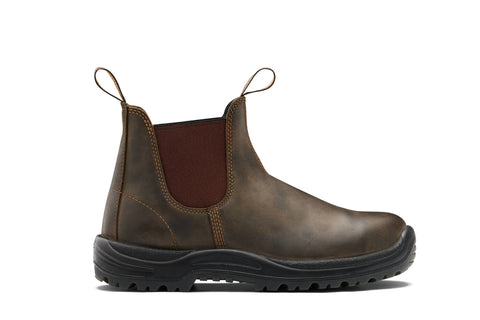 Blundstone #196 Brown Leather Safety-Boots