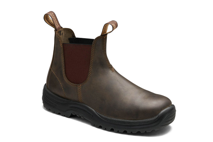 Blundstone #196 Brown Leather Safety-Boots