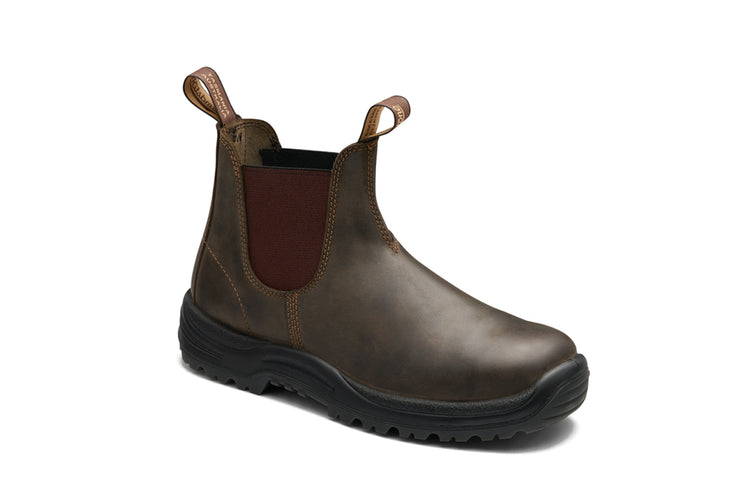 Blundstone #196 Brown Leather Safety-Boots