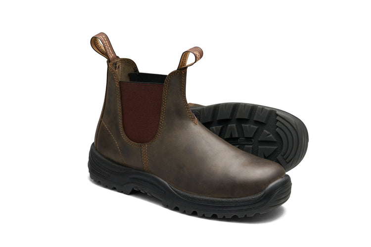 Blundstone #196 Brown Leather Safety-Boots