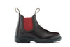 Blundstone #2590 Brown Leather with Crimson Elastic