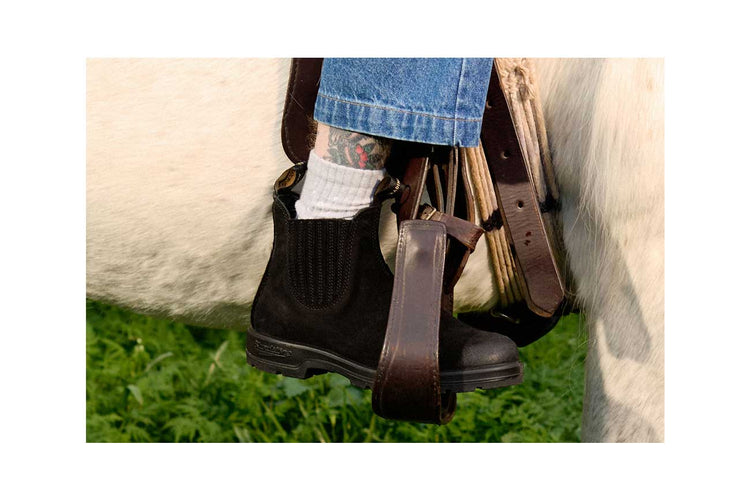 Blundstone #2622 Double Black Pony Suede