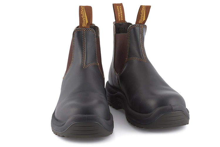 Blundstone Stout Brown Safety-Boots | DE